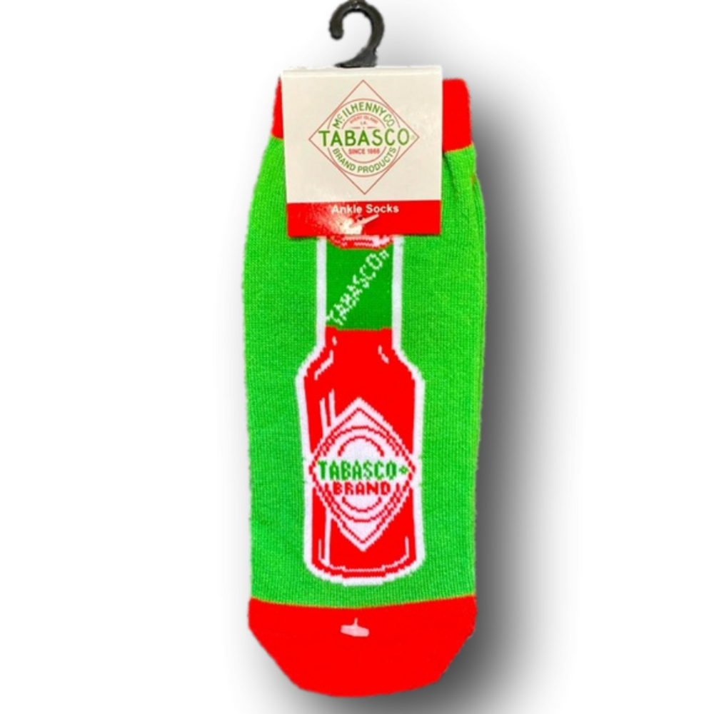3/$20 Tabasco Sauce Bottle Funny Novelty Ankle Socks - Brand New